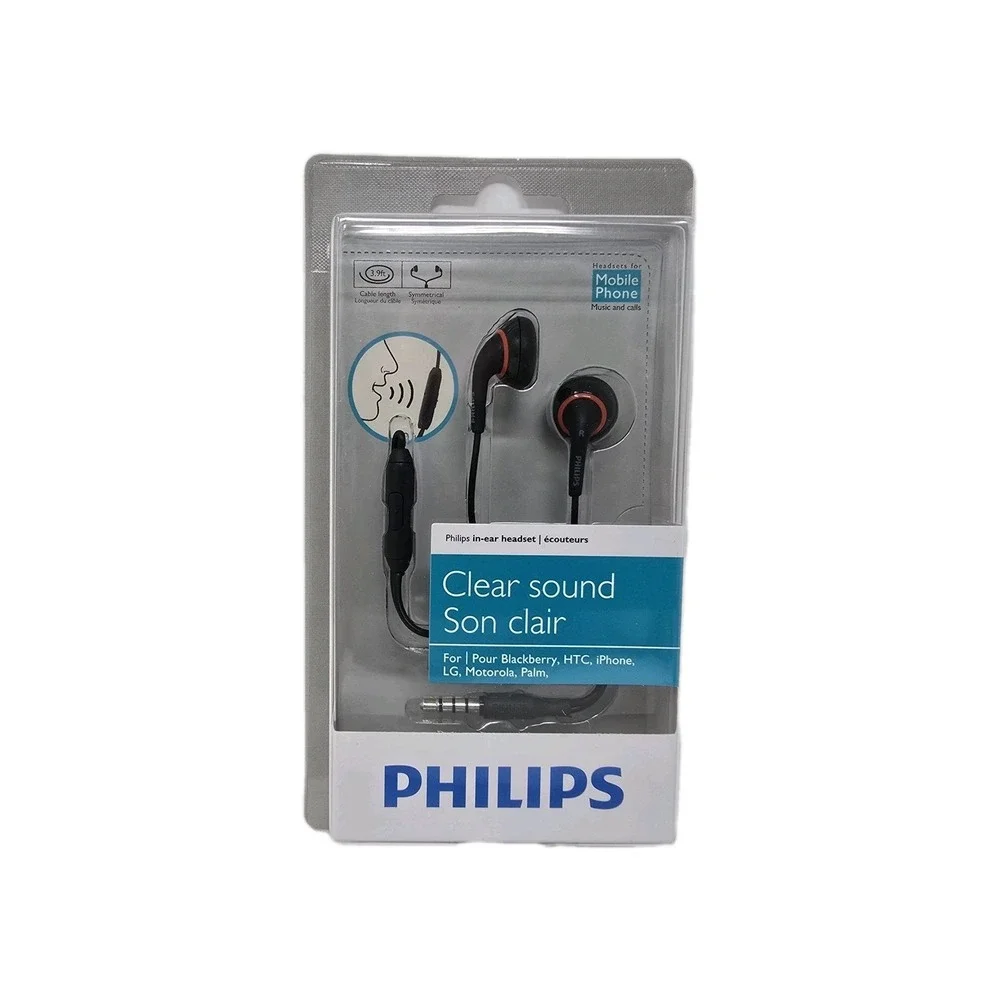 Philips In Ear Headset Headphones Mobile Phone Clear Sound SHH2661 New‎